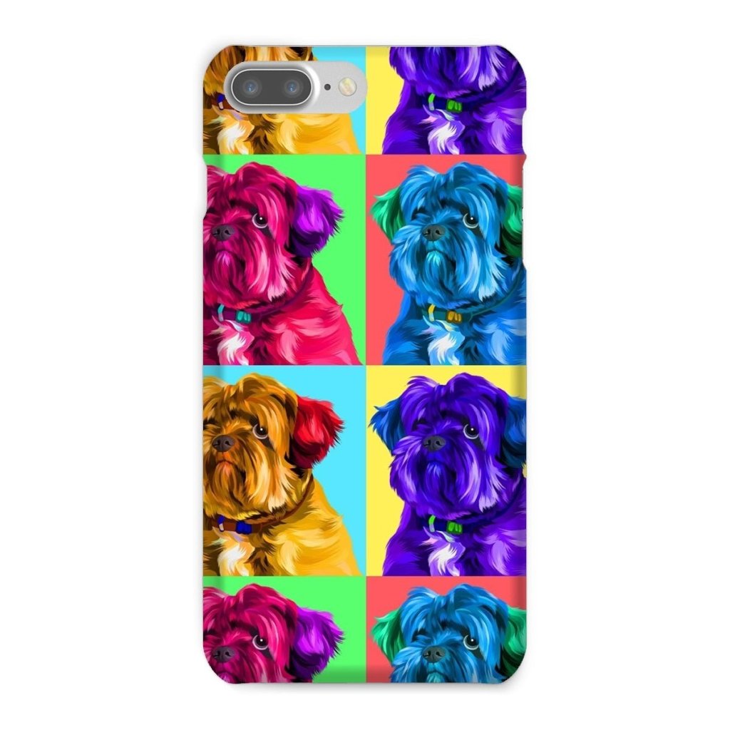 Pet Portraits | Custom Modern Pop Art: Pet Portrait Snap Phone Case | Paw & Glory