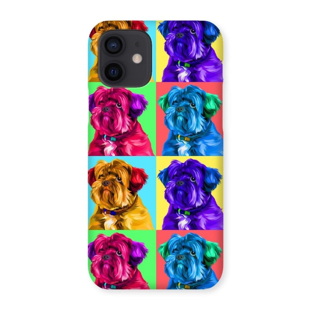 Pet Portraits | Custom Modern Pop Art: Pet Portrait Snap Phone Case | Paw & Glory