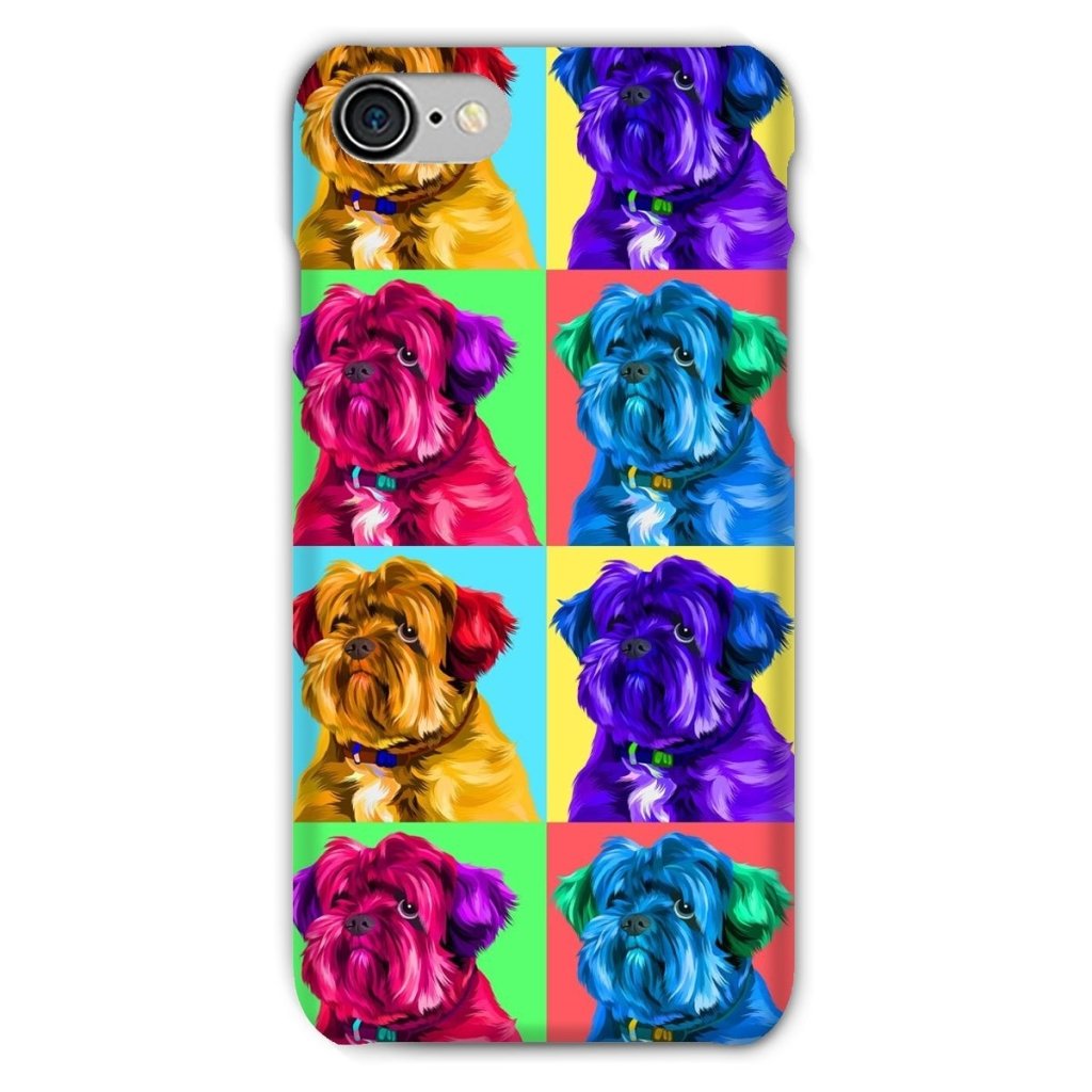 Pet Portraits | Custom Modern Pop Art: Pet Portrait Snap Phone Case | Paw & Glory