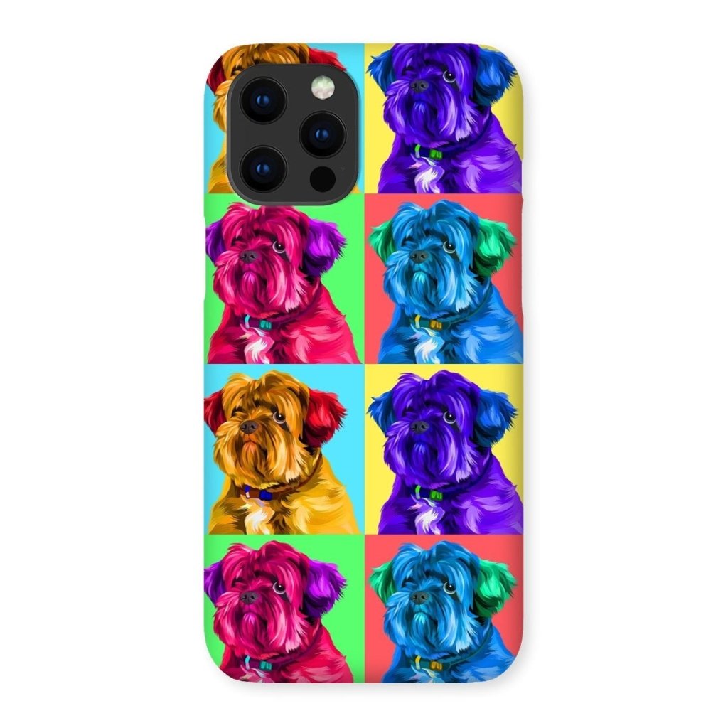 Pet Portraits | Custom Modern Pop Art: Pet Portrait Snap Phone Case | Paw & Glory