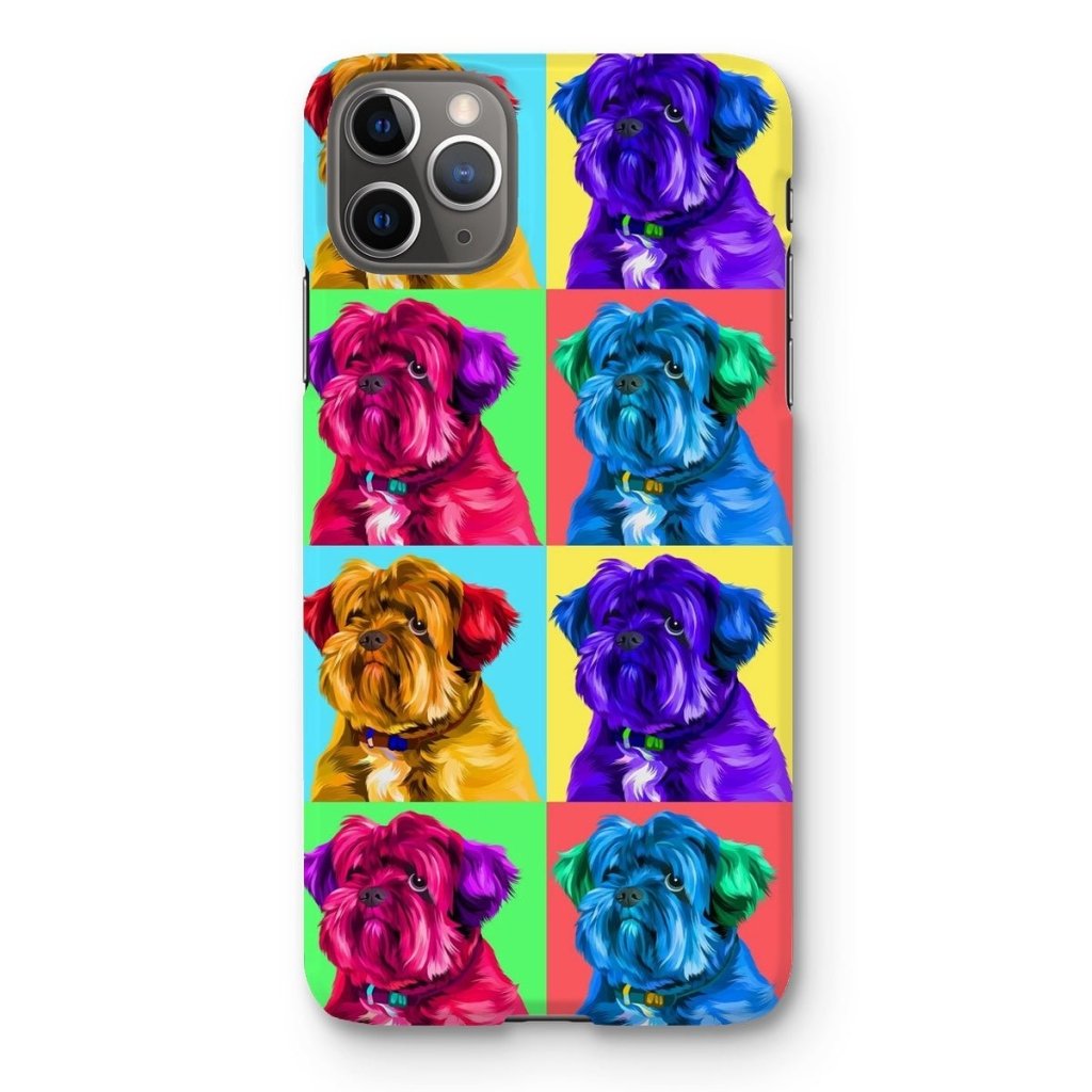 Pet Portraits | Custom Modern Pop Art: Pet Portrait Snap Phone Case | Paw & Glory