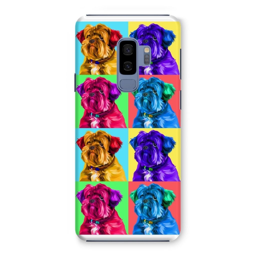 Custom Modern Pop Art: Pet Portrait Snap Phone Case - Paw & Glory - Dog Portraits - Pet Portraits