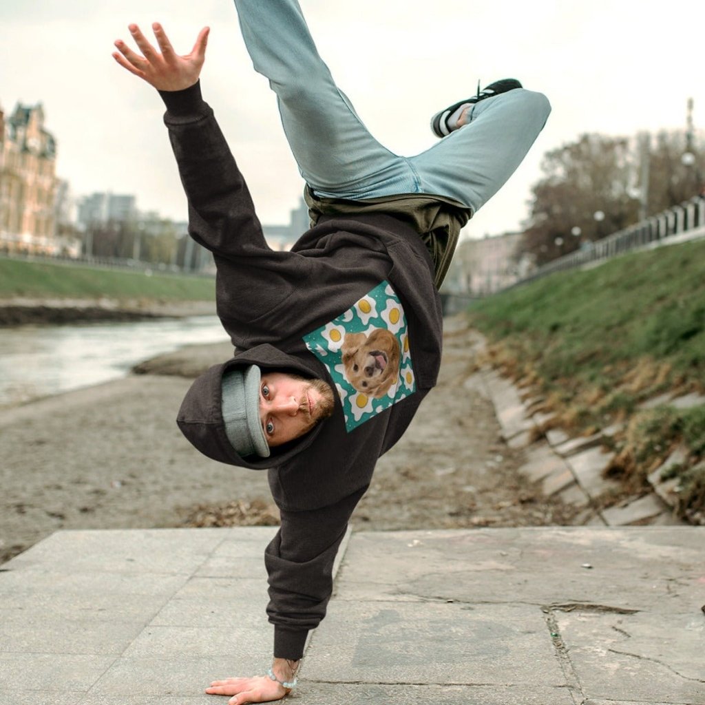 Pet Portraits | Custom Modern: Unisex Pet Portrait Hoodie | Paw & Glory