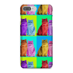 Custom Old School Pop Art: Pet Portrait Snap Phone Case - Paw & Glory - Dog Portraits - Pet Portraits
