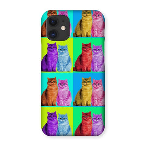 Custom Old School Pop Art: Pet Portrait Snap Phone Case - Paw & Glory - Dog Portraits - Pet Portraits