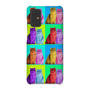 Custom Old School Pop Art: Pet Portrait Snap Phone Case - Paw & Glory - Dog Portraits - Pet Portraits