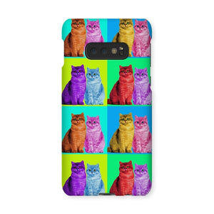 Custom Old School Pop Art: Pet Portrait Snap Phone Case - Paw & Glory - Dog Portraits - Pet Portraits