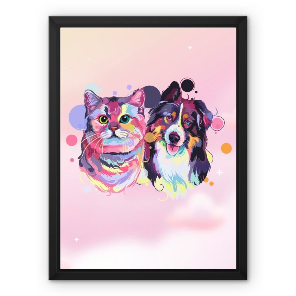 Pet Portraits | Custom Pastel Pop: Pet Canvas | Paw & Glory