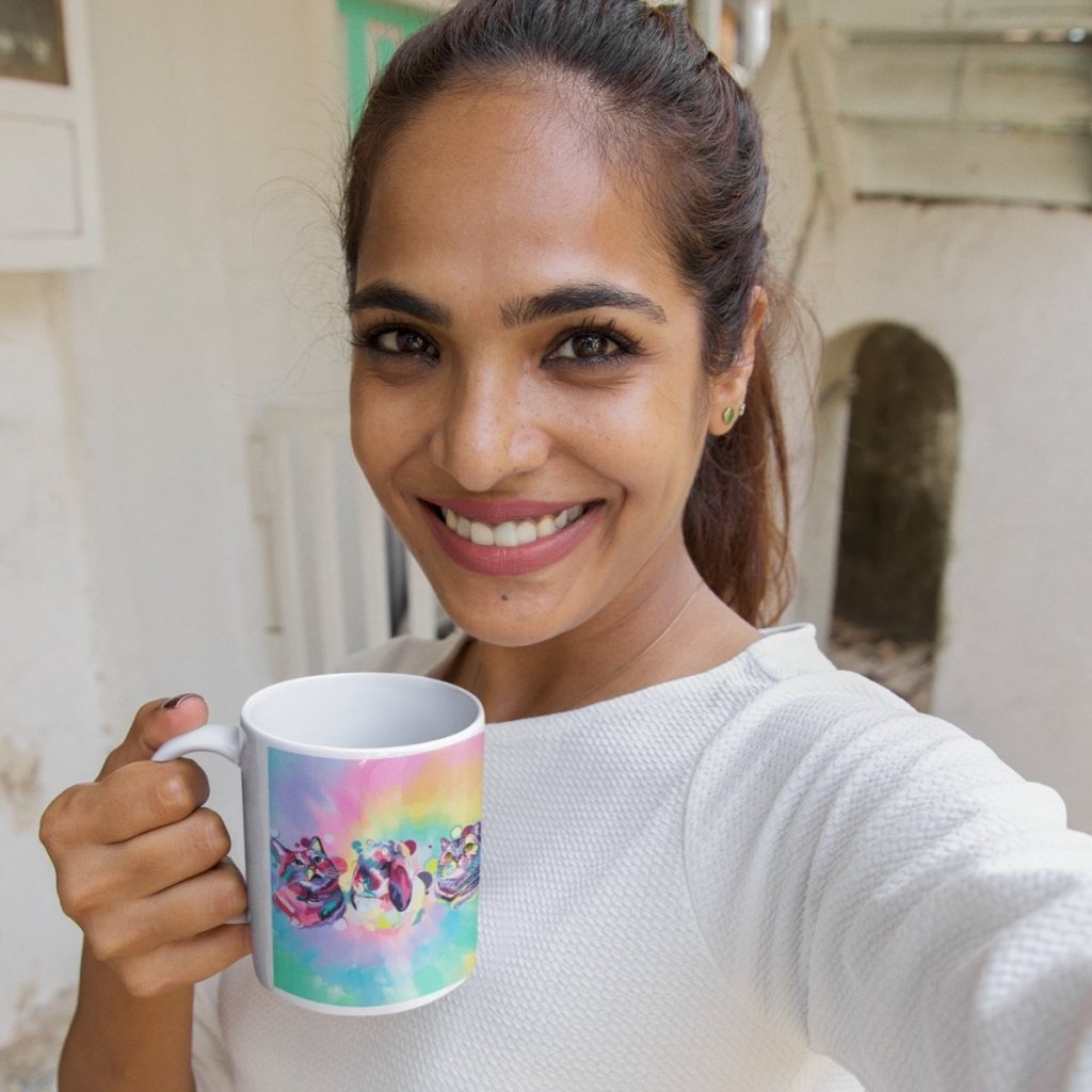 Pet Portraits | Custom Pastel Pop: Pet Portrait Coffee Mug | Paw & Glory