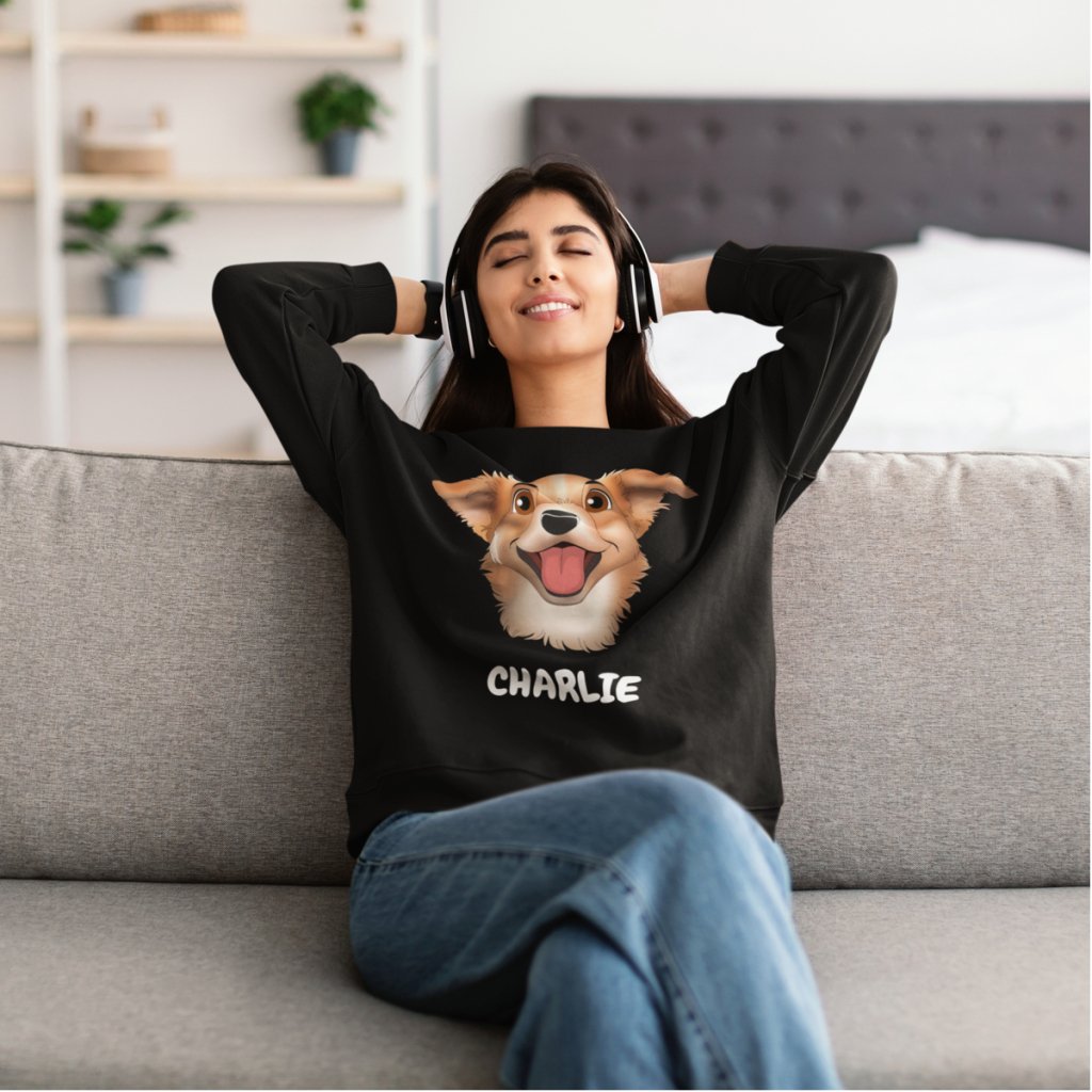 Pet Portraits | Custom Pet Face Sweatshirt | Paw & Glory