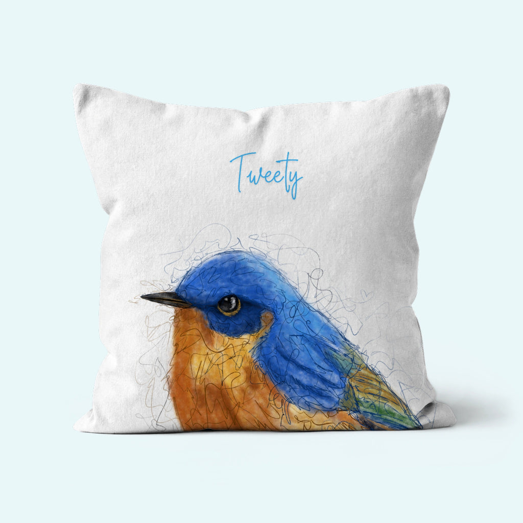 Pet Portraits | Custom Scribble: Pet Portrait Pillow | Paw & Glory