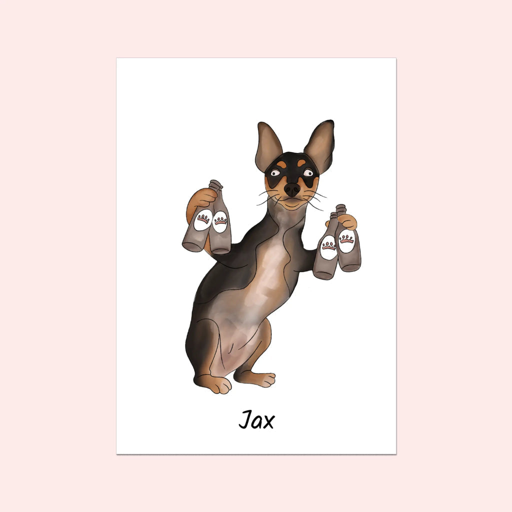 Custom Ugly: Pet Portrait - Paw & Glory - Dog Portraits - Pet Portraits