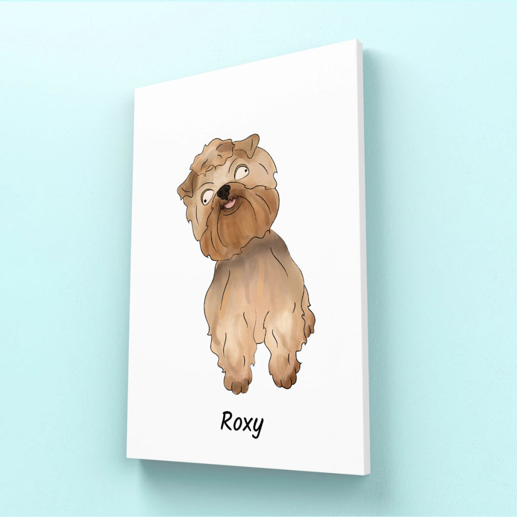 Pet Portraits | Custom Ugly: Pet Portrait Canvas | Paw & Glory