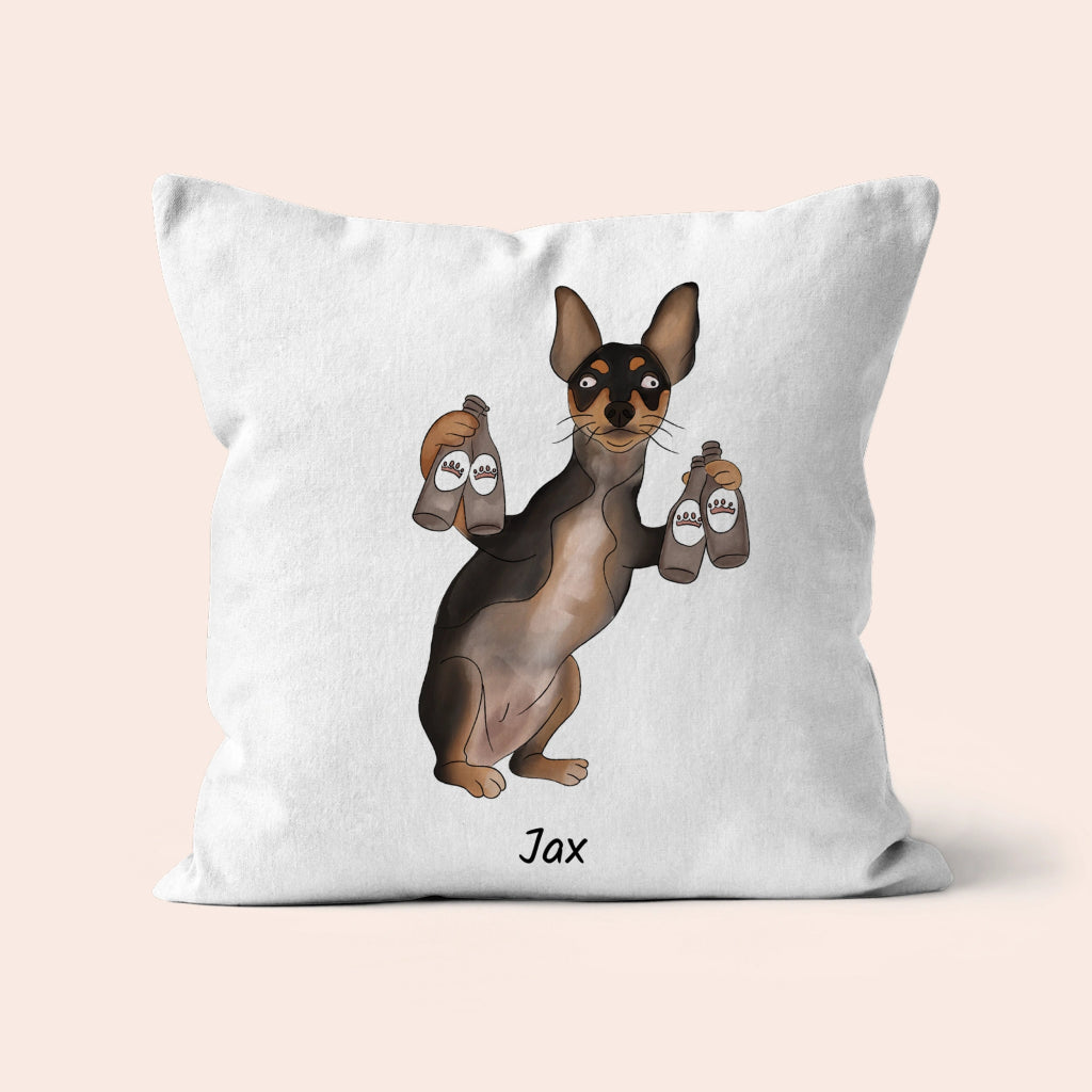 Pet Portraits | Custom Ugly: Pet Portrait Pillow | Paw & Glory