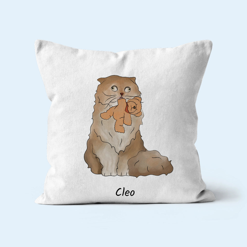 Pet Portraits | Custom Ugly: Pet Portrait Pillow | Paw & Glory