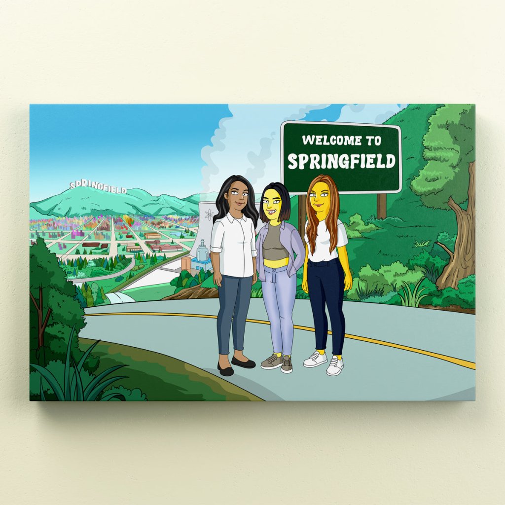 Pet Portraits | Custom Yellow Art Canvas | Paw & Glory