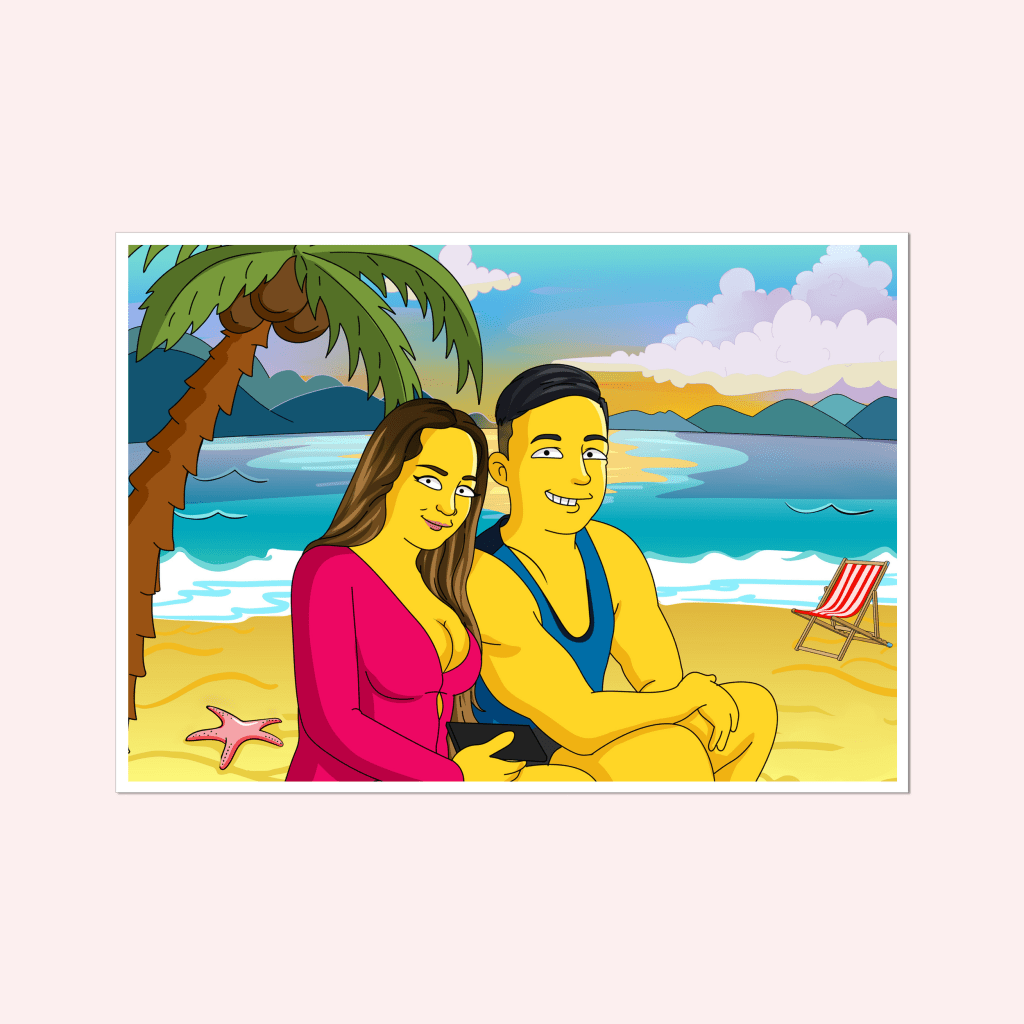 Pet Portraits | Custom Yellow Art Poster | Paw & Glory