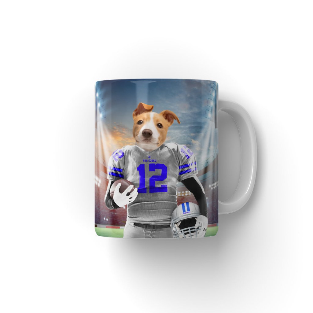 Pet Portraits | Dallas Goodboys: Custom Pet Coffee Mug | Paw & Glory