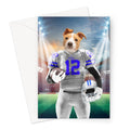 Dallas Goodboys: Custom Pet Greeting Card