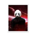 Darth Vadar (Star Wars Inspired): Animal Art Poster