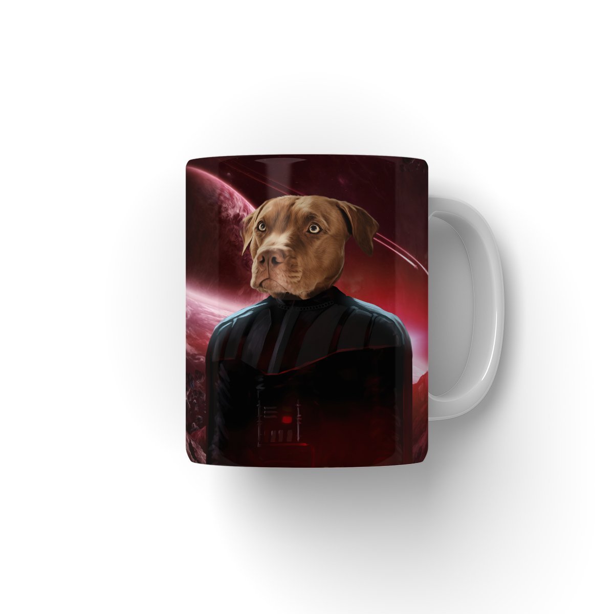 Pet Portraits | Darth Vadar (Star Wars Inspired): Custom Pet Coffee Mug | Paw & Glory