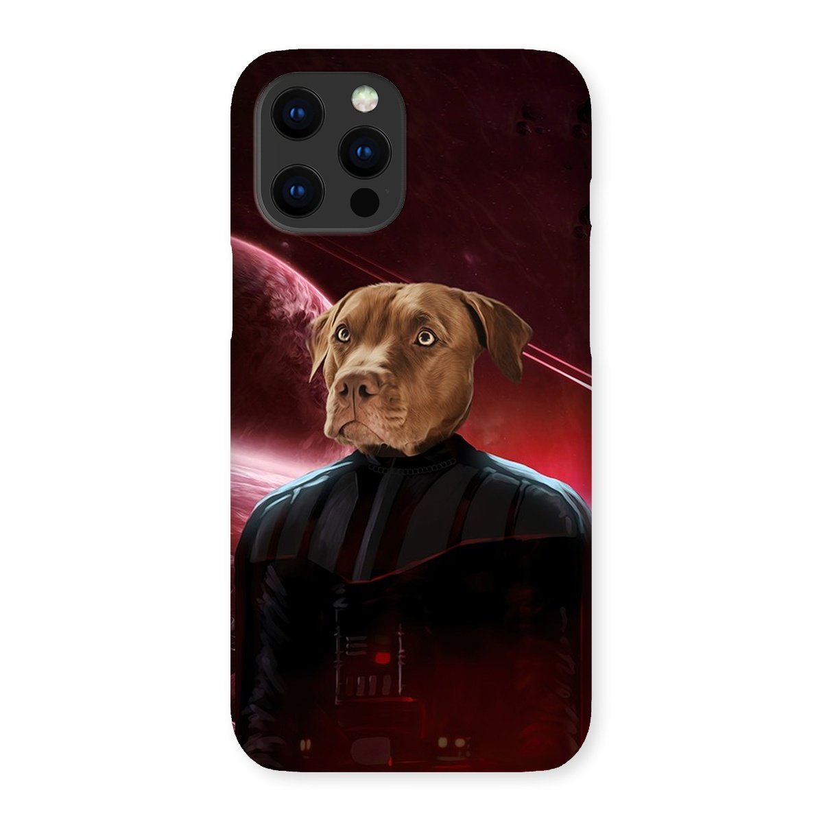Pet Portraits | Darth Vadar (Star Wars Inspired): Custom Pet Phone Case | Paw & Glory
