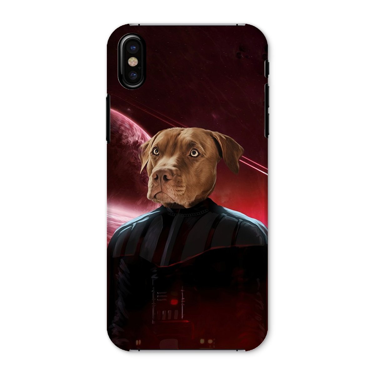 Pet Portraits | Darth Vadar (Star Wars Inspired): Custom Pet Phone Case | Paw & Glory