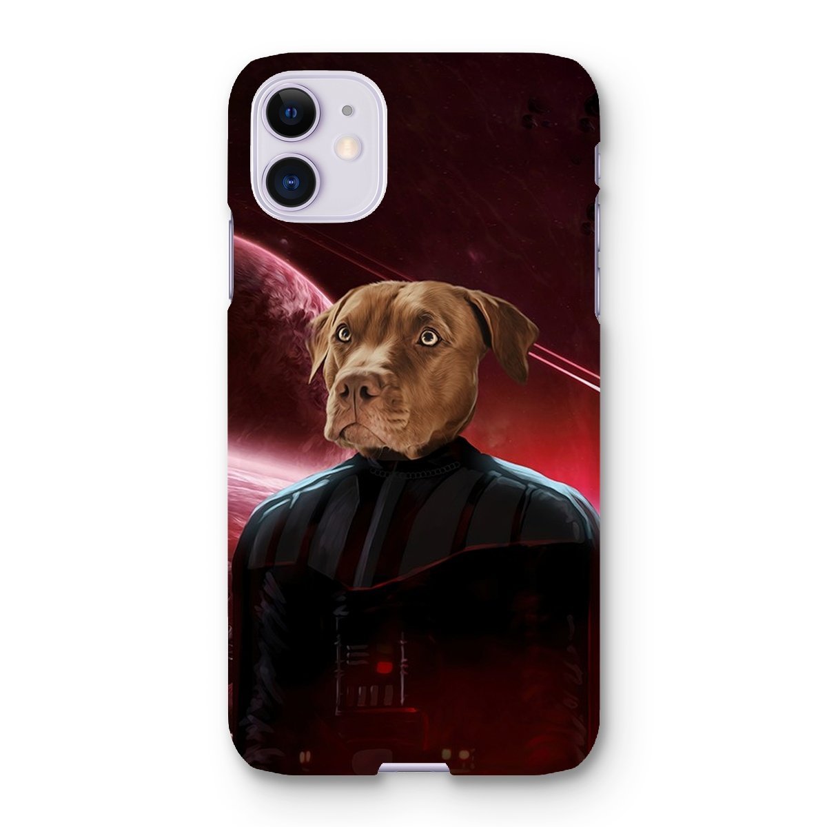 Pet Portraits | Darth Vadar (Star Wars Inspired): Custom Pet Phone Case | Paw & Glory