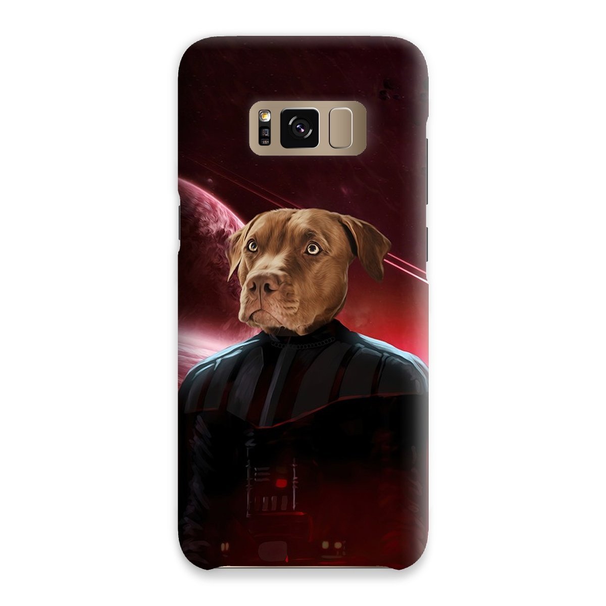 Pet Portraits | Darth Vadar (Star Wars Inspired): Custom Pet Phone Case | Paw & Glory