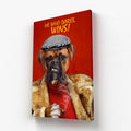 Cheeky Market Trader: Custom Pet Canvas