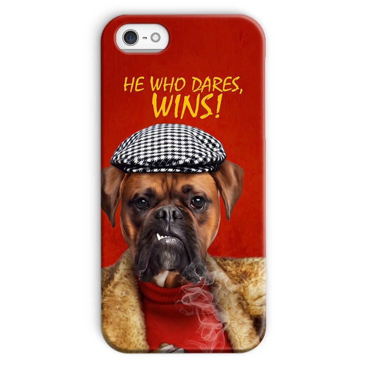 Pet Portraits | Delboy (Only Fools & Horses Inspired): Custom Pet Phone Case | Paw & Glory