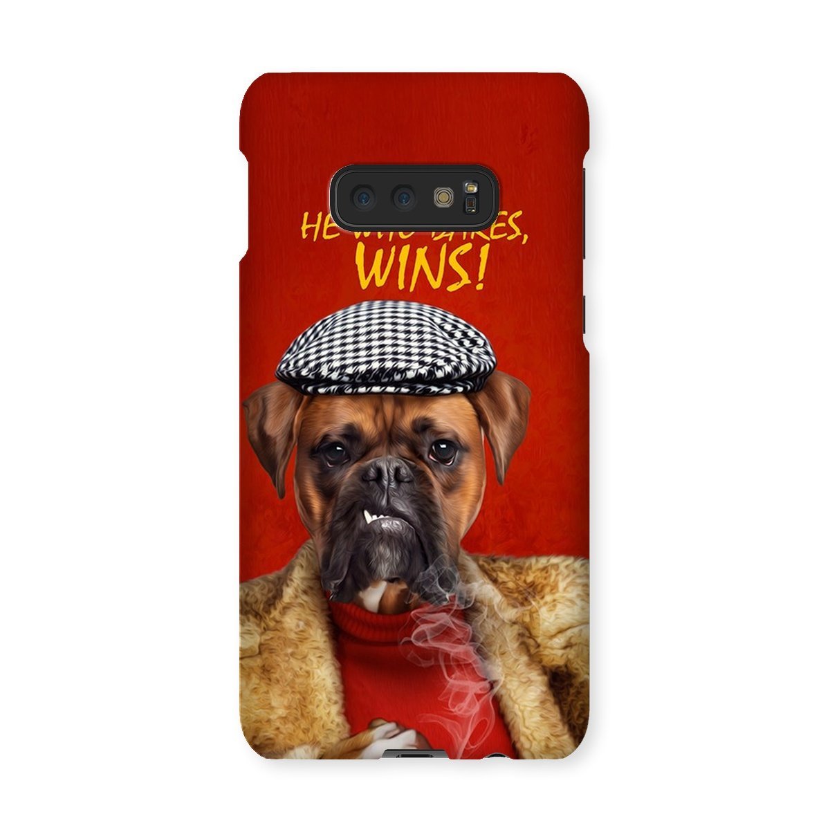 Pet Portraits | Delboy (Only Fools & Horses Inspired): Custom Pet Phone Case | Paw & Glory