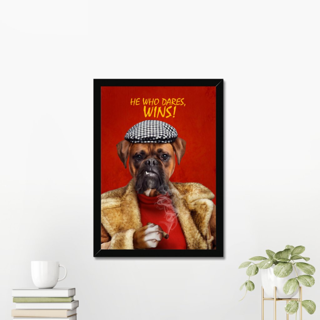 Pet Portraits | Delboy (Only Fools & Horses Inspired): Custom Pet Portrait | Paw & Glory