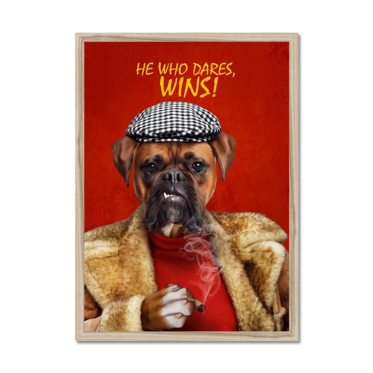 Pet Portraits | Delboy (Only Fools & Horses Inspired): Custom Pet Portrait | Paw & Glory