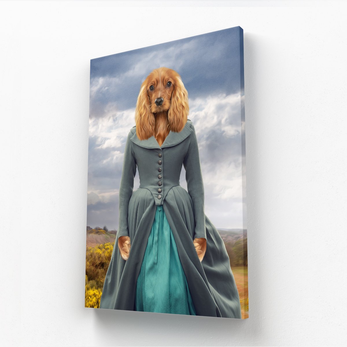 Pet Portraits | Demelza (Poldark Inspired): Custom Pet Canvas | Paw & Glory
