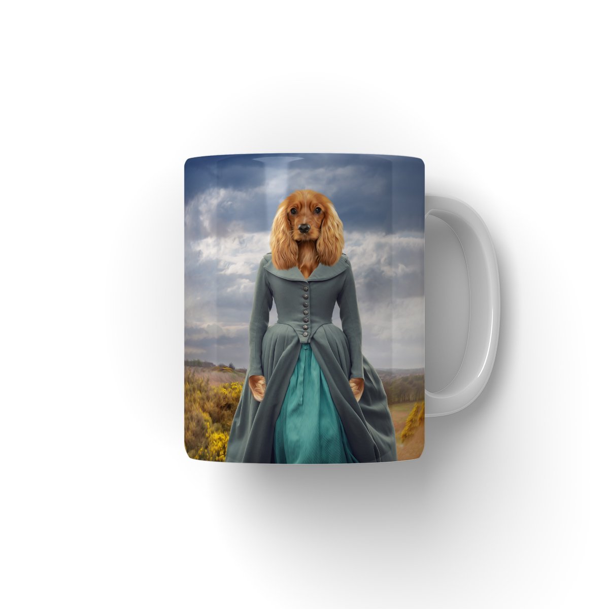Pet Portraits | Regency Lady: Custom Pet Coffee Mug | Paw & Glory