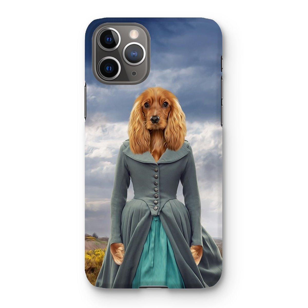 Pet Portraits | Demelza (Poldark Inspired): Custom Pet Phone Case | Paw & Glory