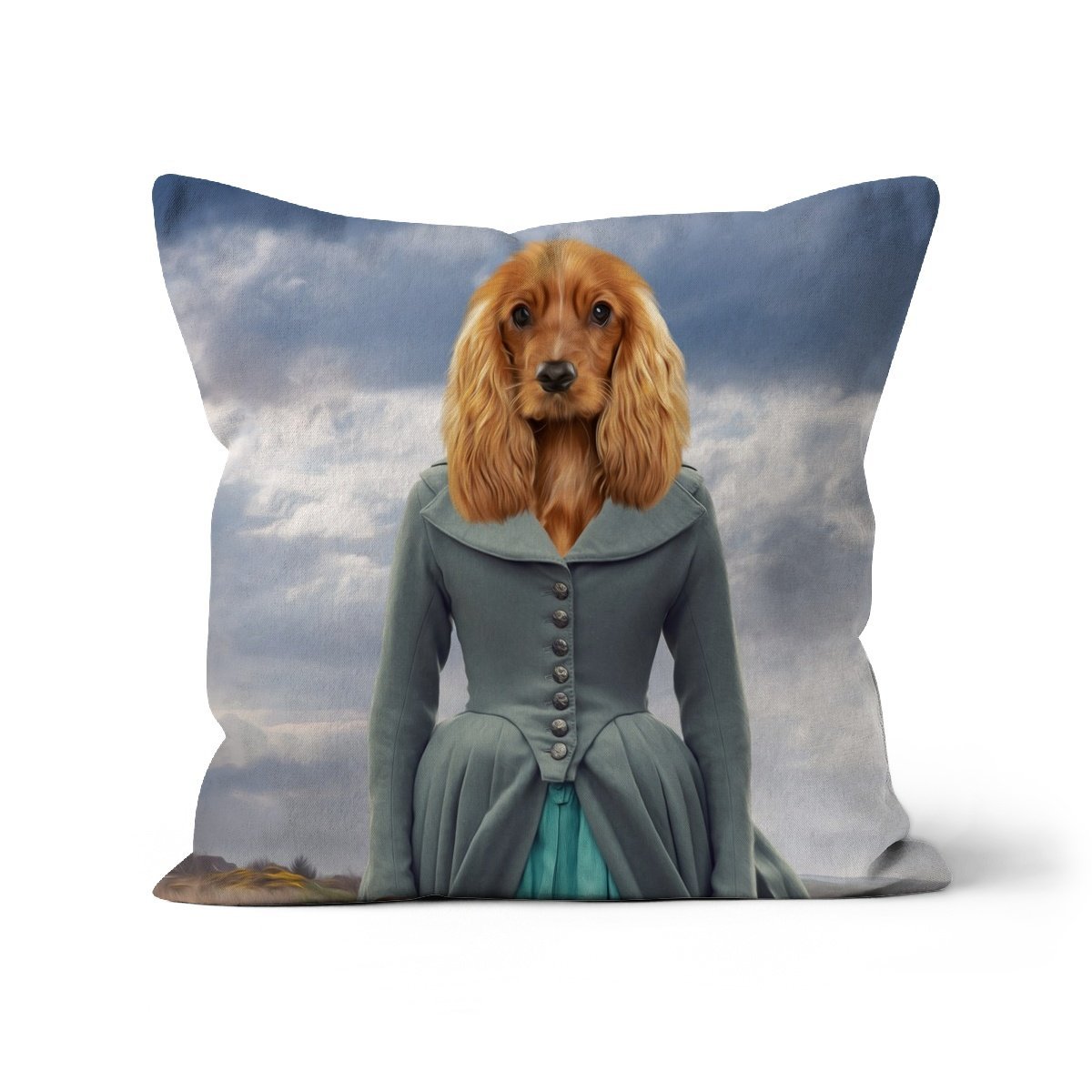 Pet Portraits | Demelza (Poldark Inspired): Custom Pet Pillow | Paw & Glory