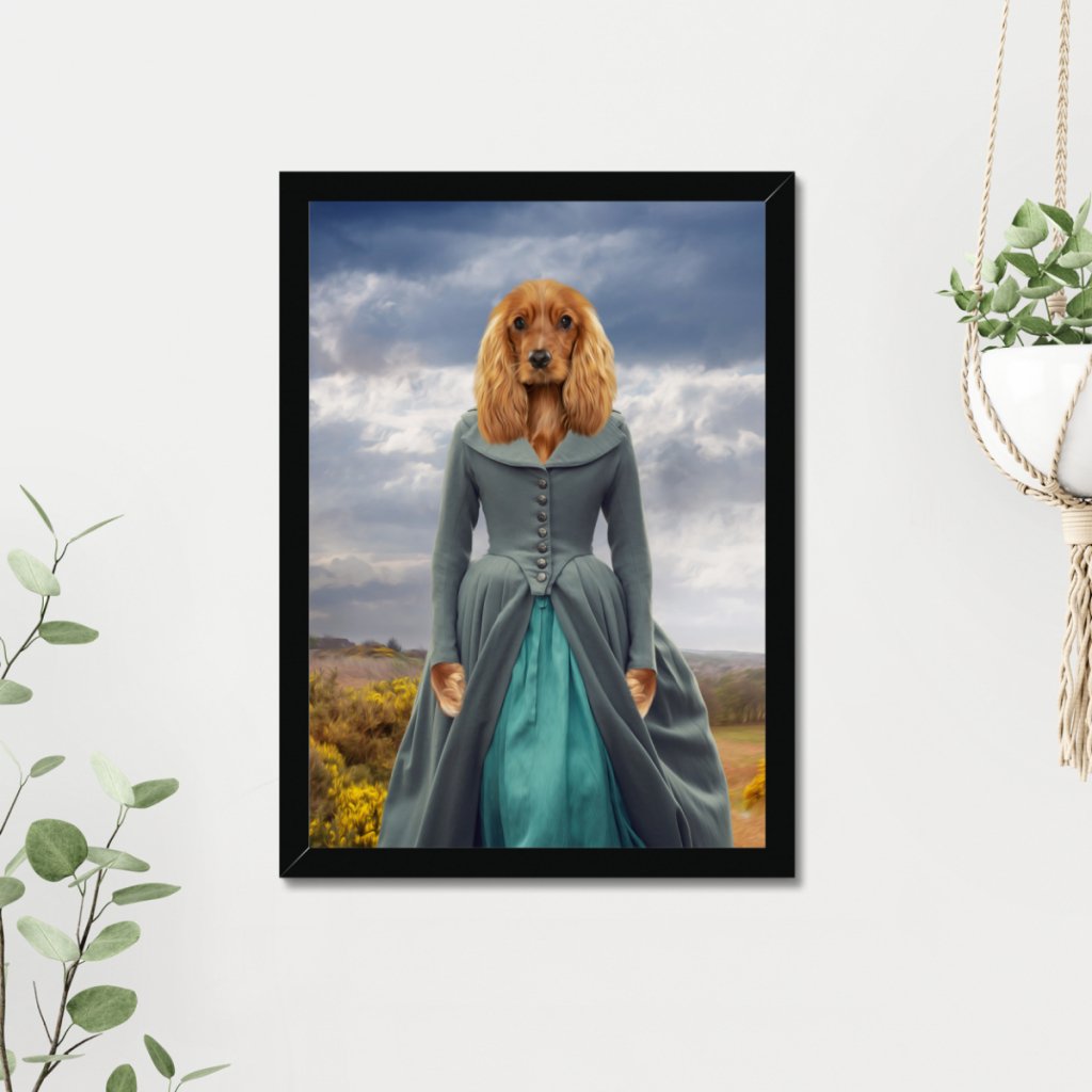 Pet Portraits | Demelza (Poldark Inspired): Custom Pet Portrait | Paw & Glory