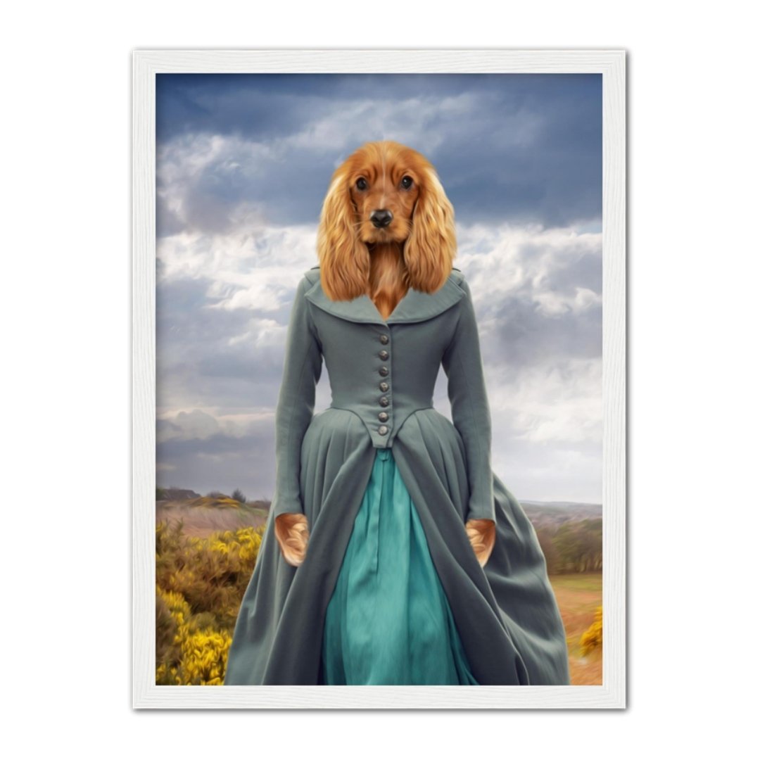 Pet Portraits | Demelza (Poldark Inspired): Custom Pet Portrait | Paw & Glory