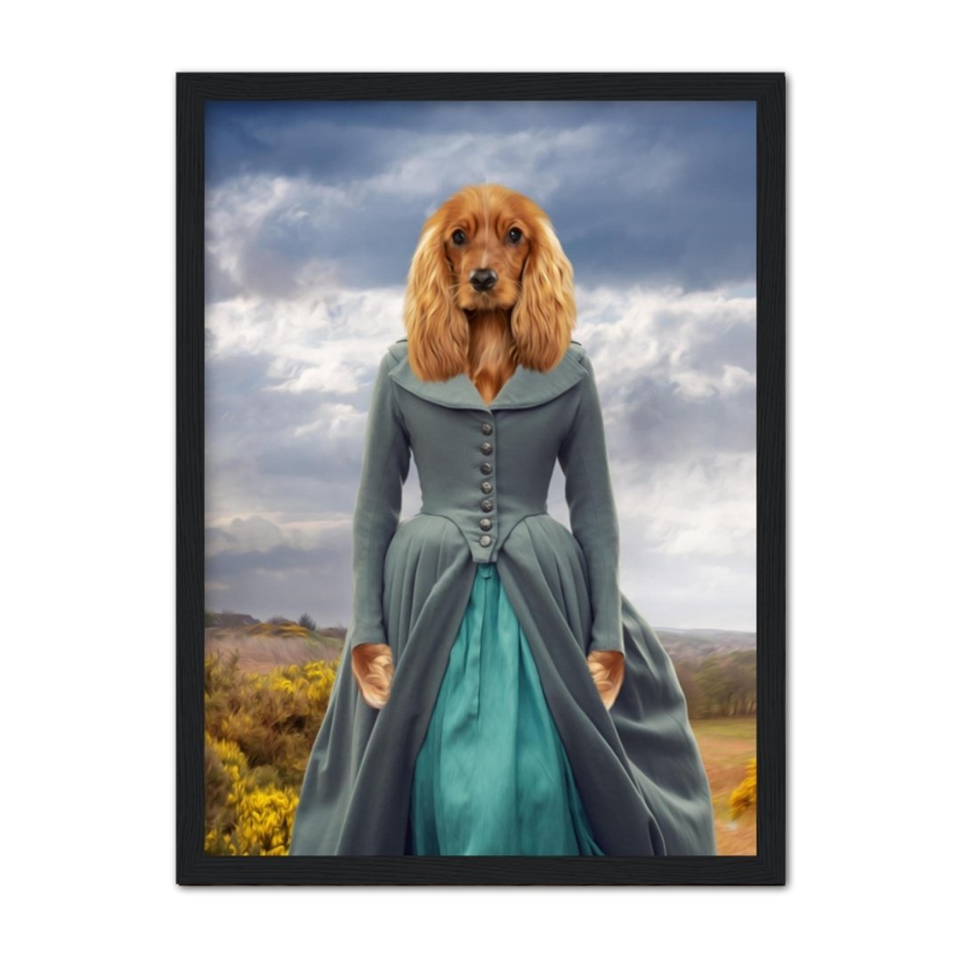 Demelza (Poldark Inspired): Custom Pet Portrait - Paw & Glory - Dog Portraits - Pet Portraits
