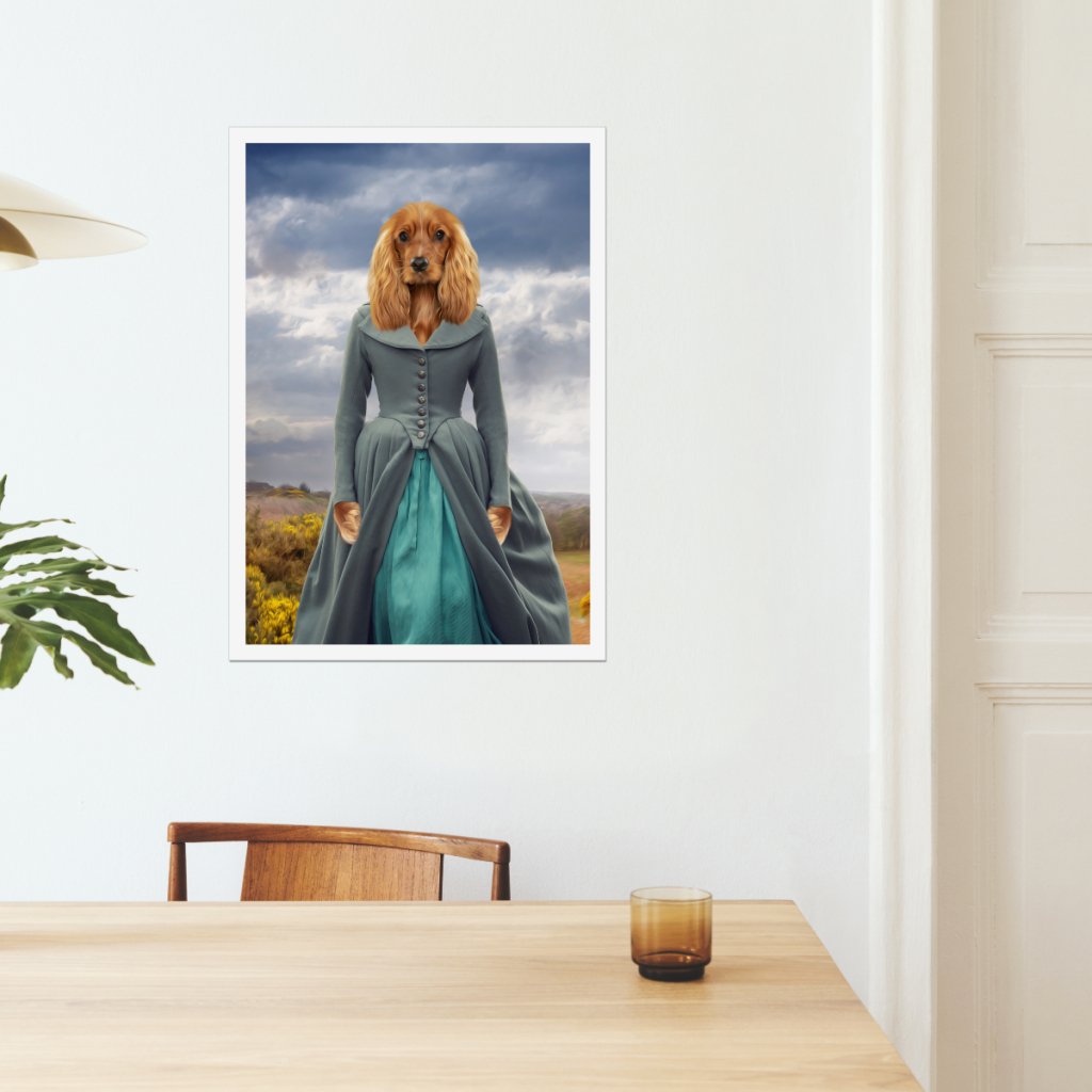 Pet Portraits | Demelza (Poldark Inspired): Custom Pet Poster | Paw & Glory