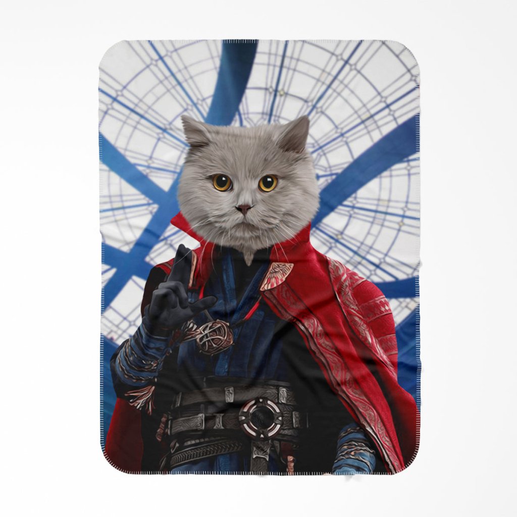 Pet Portraits | Doctor Strange: Custom Pet Blanket | Paw & Glory