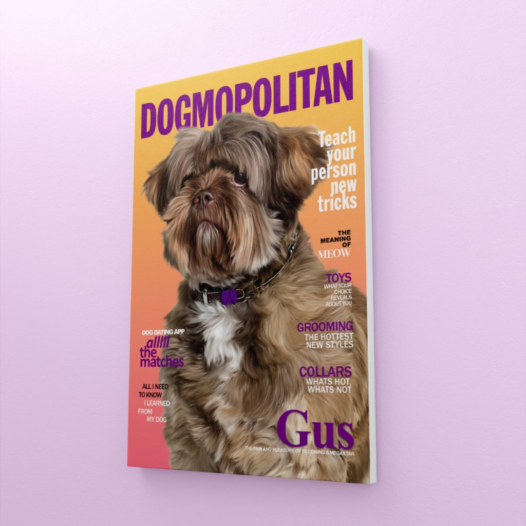 Pet Portraits | Dogmopolitan: Custom Pet Canvas | Paw & Glory