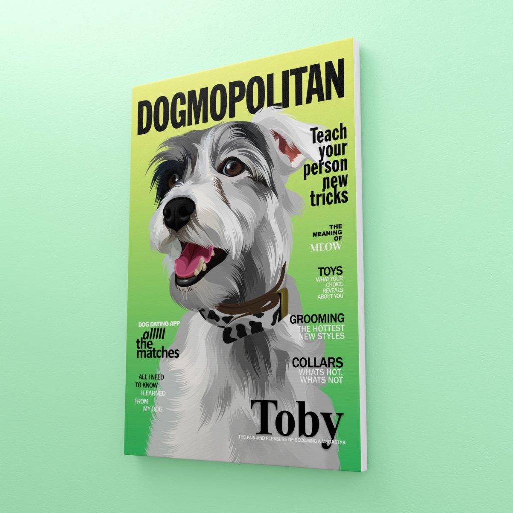 Pet Portraits | Dogmopolitan: Custom Pet Canvas | Paw & Glory