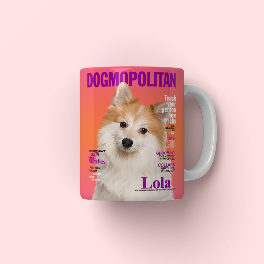 Pet Portraits | Dogmopolitan: Custom Pet Coffee Mug | Paw & Glory