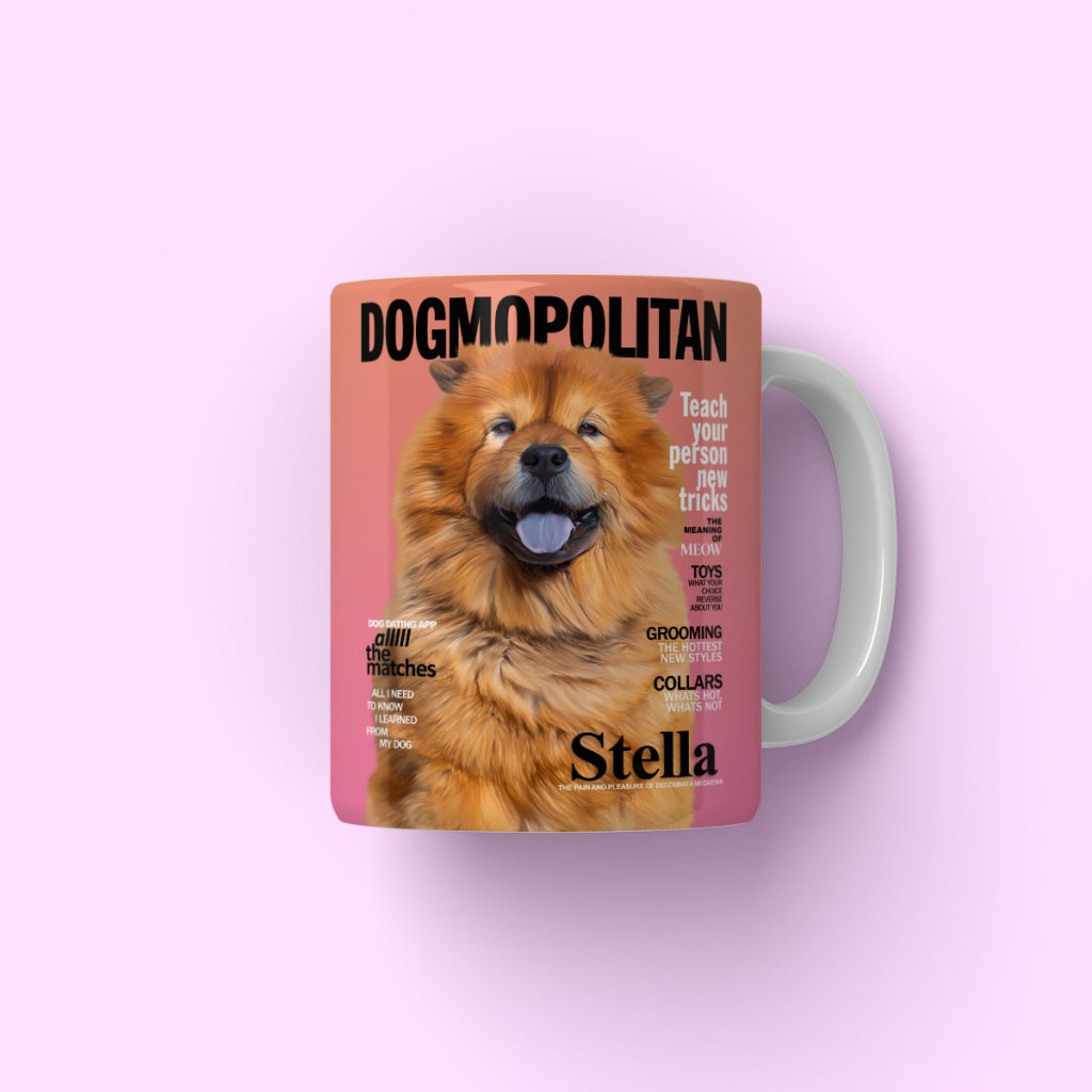 Pet Portraits | Dogmopolitan: Custom Pet Coffee Mug | Paw & Glory