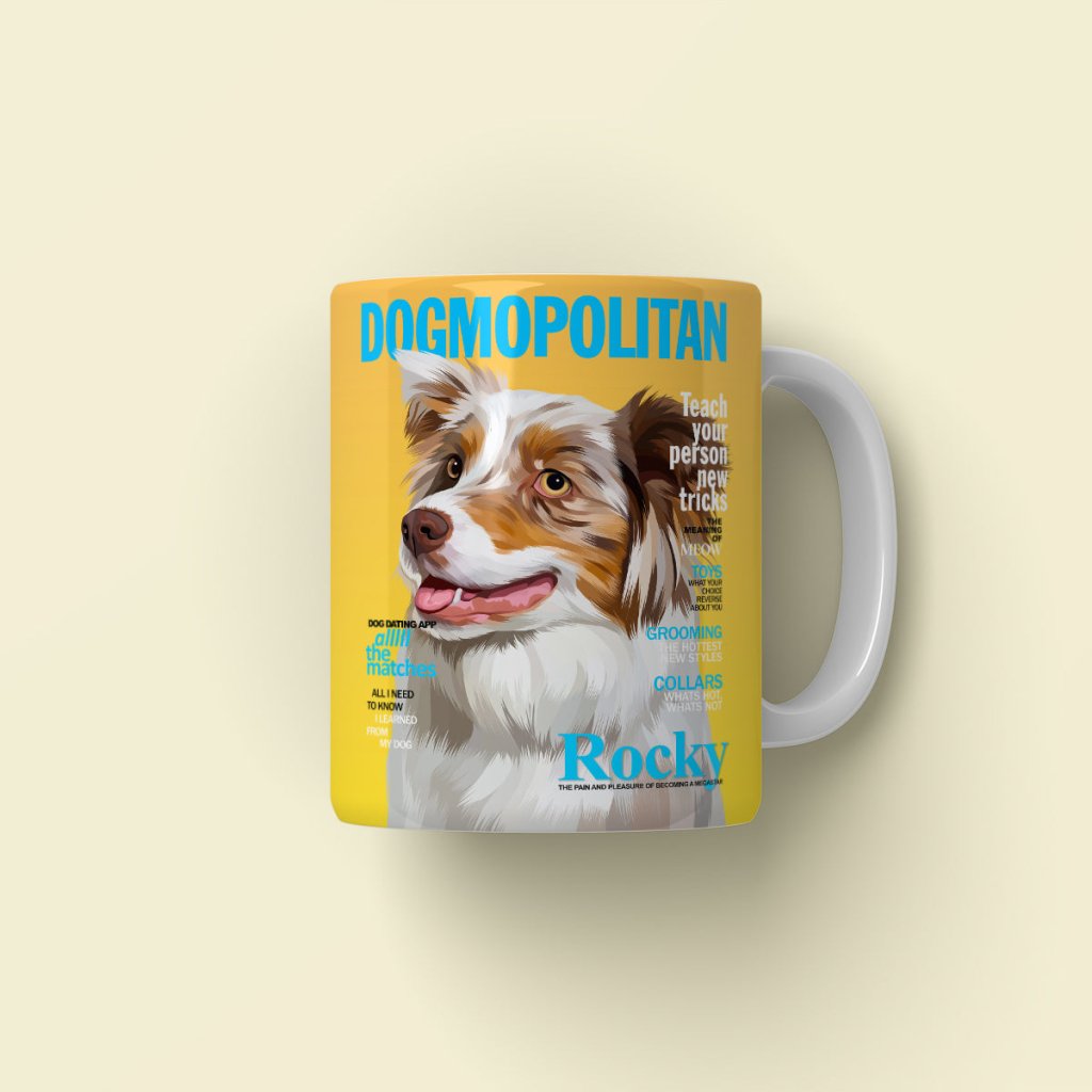 Pet Portraits | Dogmopolitan: Custom Pet Coffee Mug | Paw & Glory