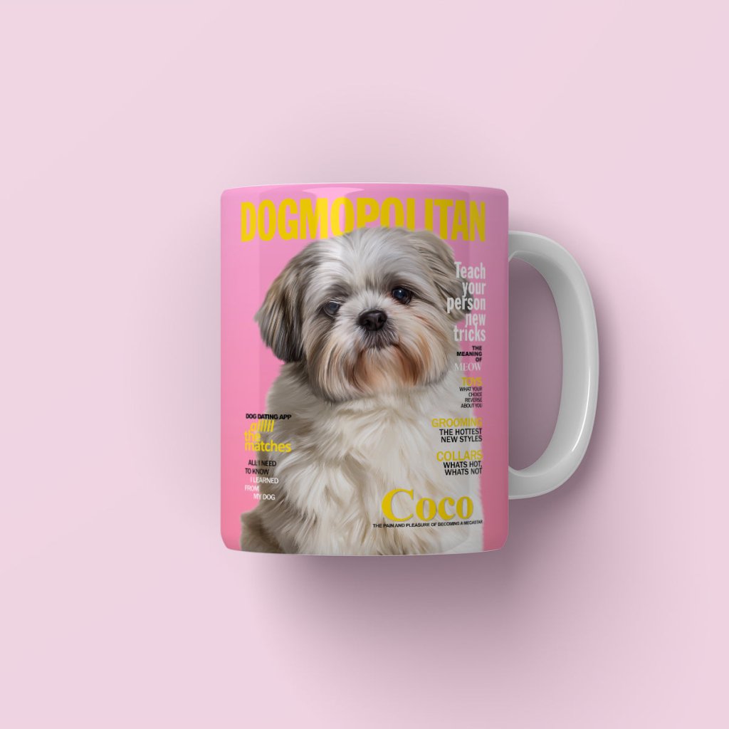 Pet Portraits | Dogmopolitan: Custom Pet Coffee Mug | Paw & Glory