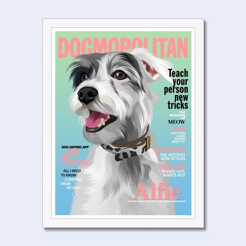 Pet Portraits | Dogmopolitan: Custom Pet Portrait | Paw & Glory